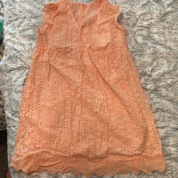Eyelet summer dress Ruffles boho California with built in shorts READ - Picture 4 of 10